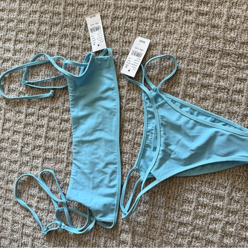 PacSun Light Blue Bikini Set